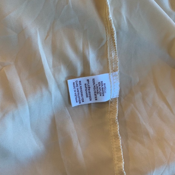 Yellow summer dress with ruffled straps from Nordstrom - Picture 6 of 7